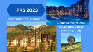Sept 29 to Oct 1 at Grand Summit Hotel, Park City, Utah