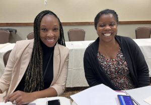 Drs Kameelah Gateau & April Adams in Park City, Utah at the 2023 PRS Young Investigator Grant Writing Workshop in Park City, Utah