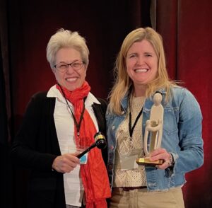 Irina and Laura passing the presidency 2023 2 IMG_0791 copy