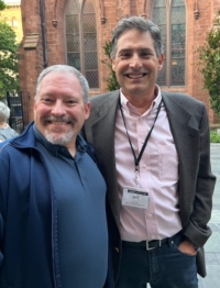 PRS-2024_ann_meeting18 Steve McElroy, MD and Jeff Segar, MD, 2009 PRS President, gather Friday, September 13 at the PRS Annual Meeting in Providence, RI.